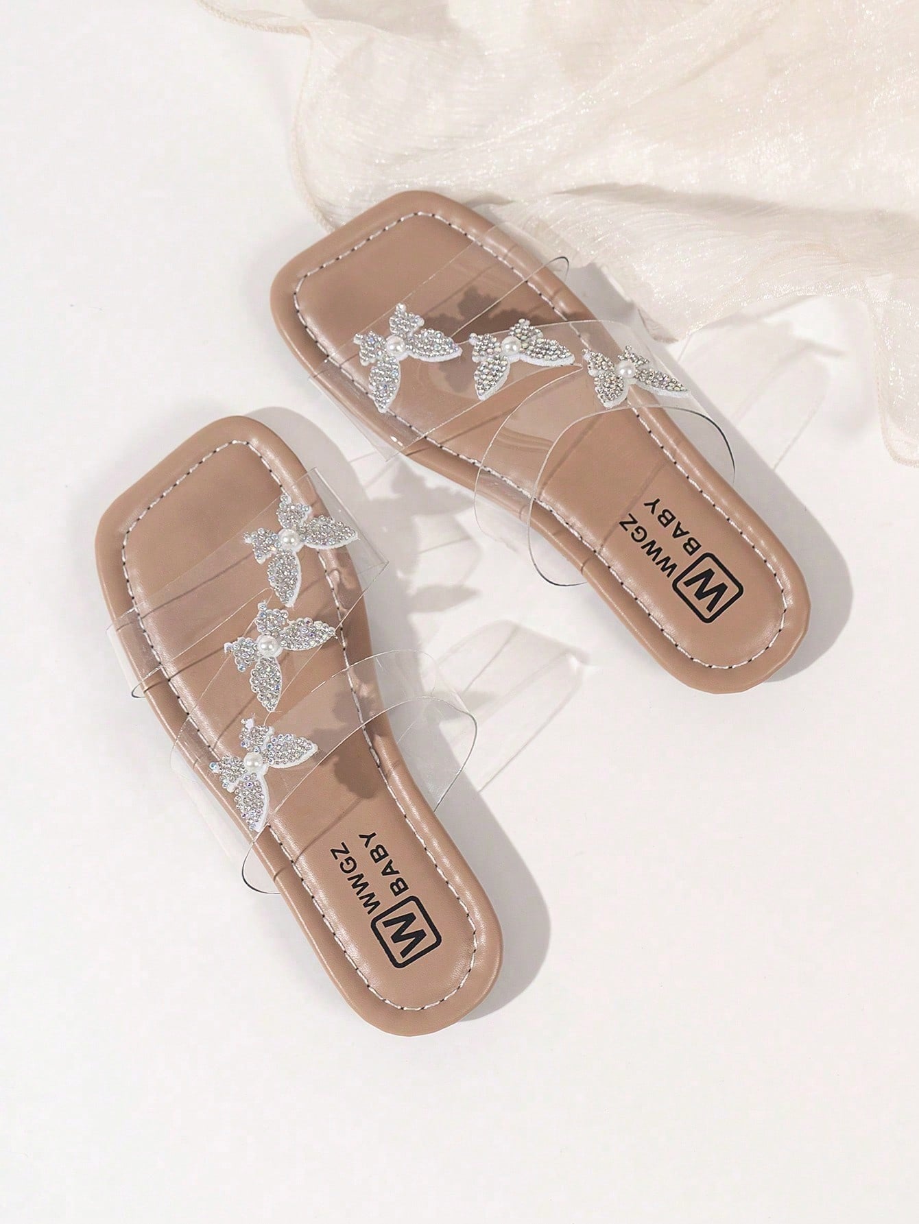 Children's Non-Slip Slippers Clear
