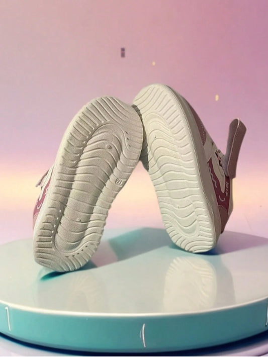 1 Pair Casual Comfortable Low-Top Sneakers Suitable For Girls