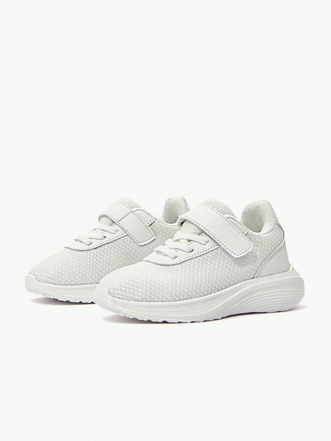 Boys' Comfortable Fashionable Casual Lightweight Running Sports Shoes White