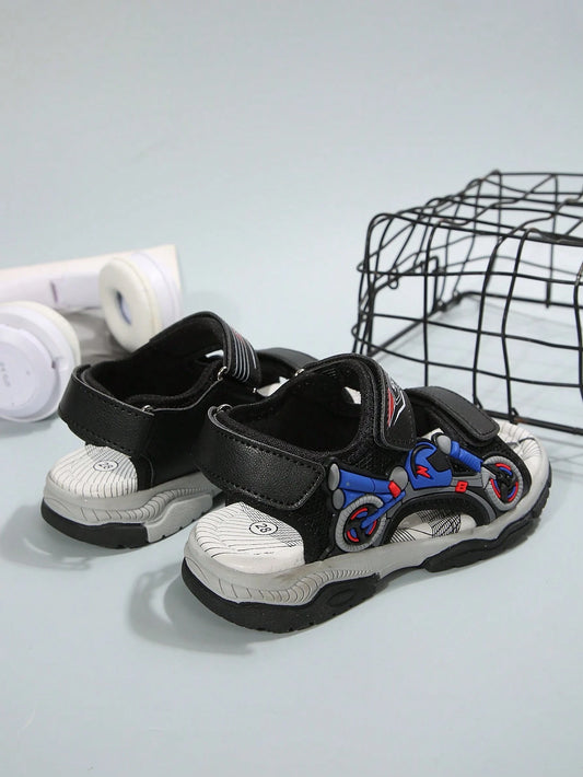 Boys' Casual Motor Decor Sports Sandals