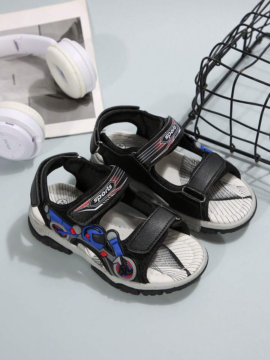 Boys' Casual Motor Decor Sports Sandals