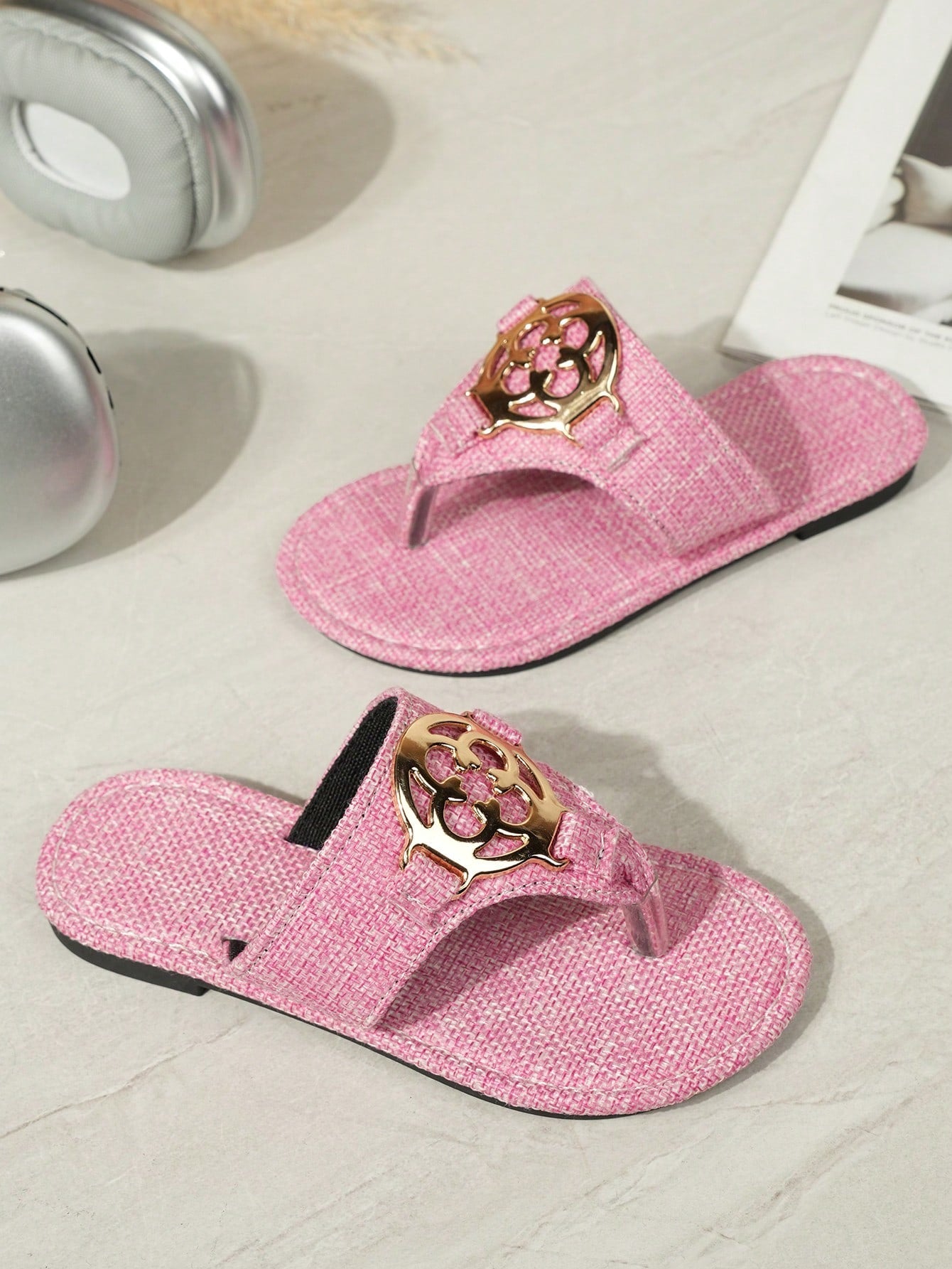 Girls' Fashionable Casual Outdoor Comfortable Sweat-Absorbent Anti-Slip Wear-Resistant Flat