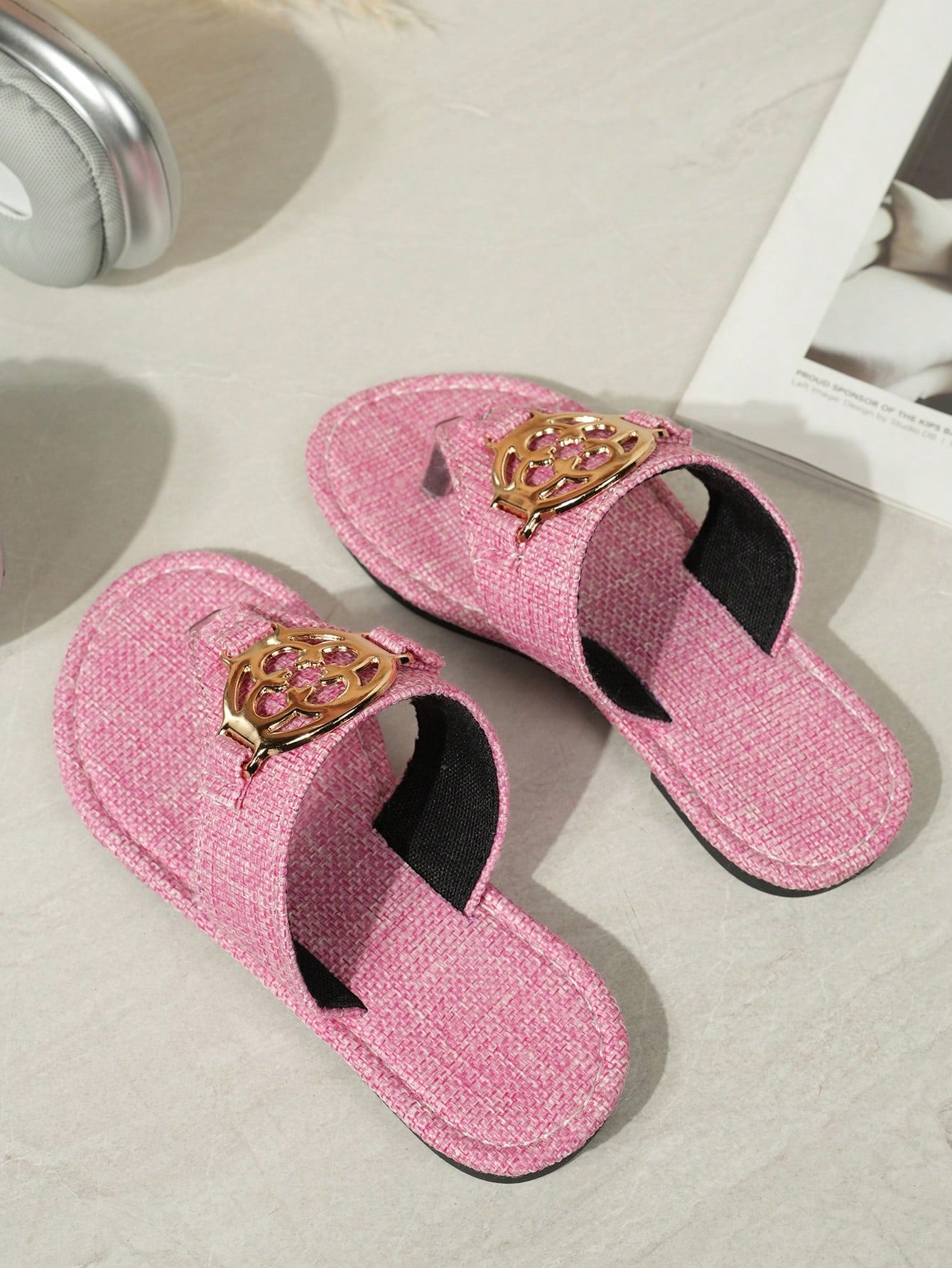 Girls' Fashionable Casual Outdoor Comfortable Sweat-Absorbent Anti-Slip Wear-Resistant Flat