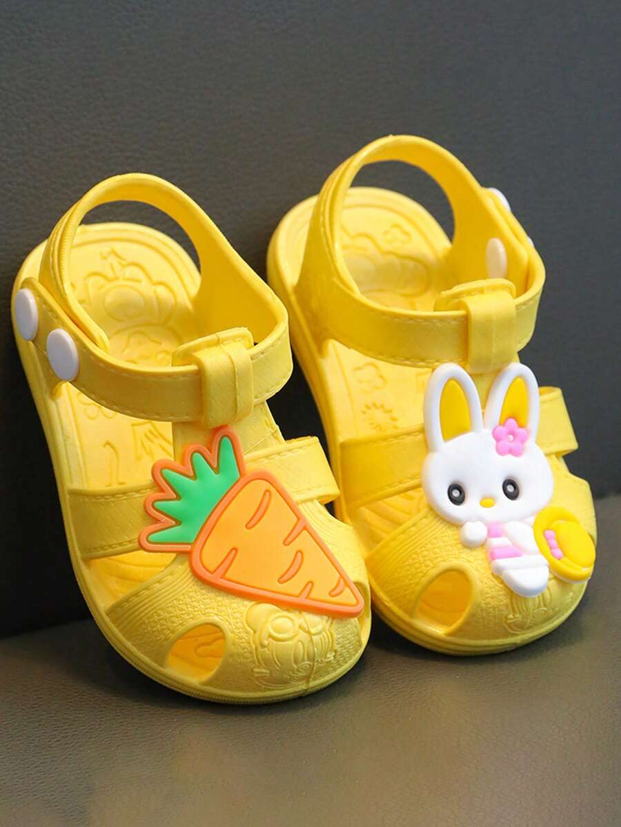 Toddler Girls Cartoon Rabbit Design Sandals