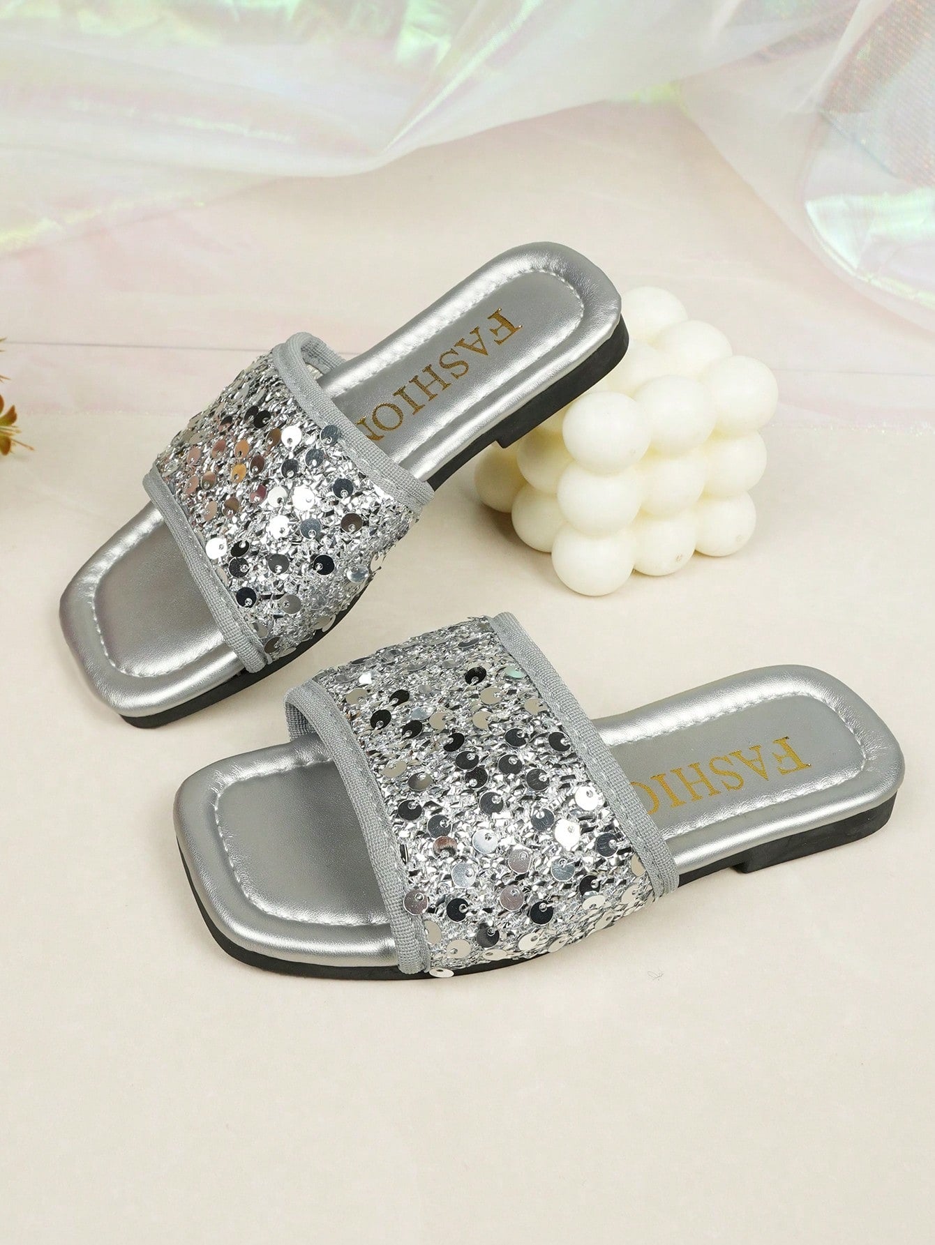 Girls' Fashion Rhinestone Decor Princess Sandals