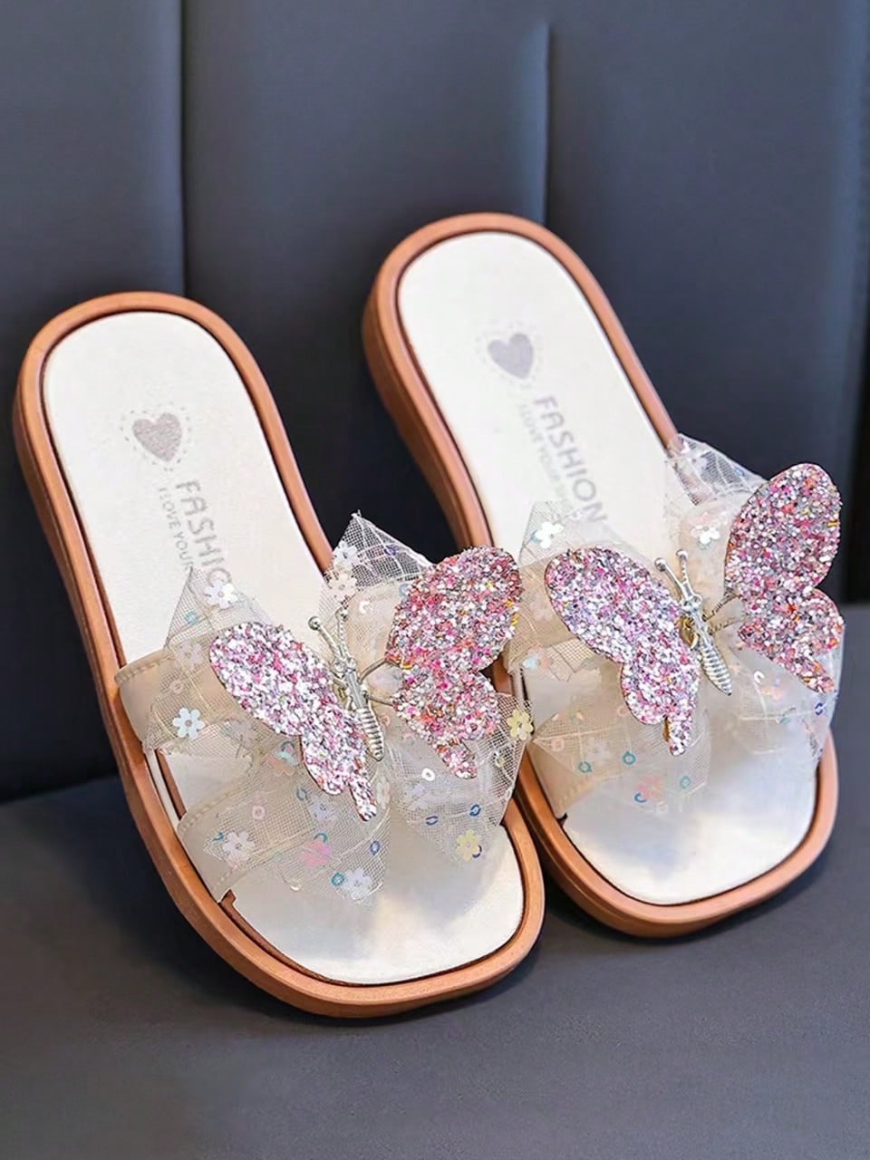 Girls Shoes Lively Butterflies, Fashionable And Cute Girls SandalsS