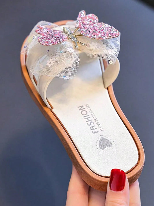 Girls Shoes Lively Butterflies, Fashionable And Cute Girls SandalsS