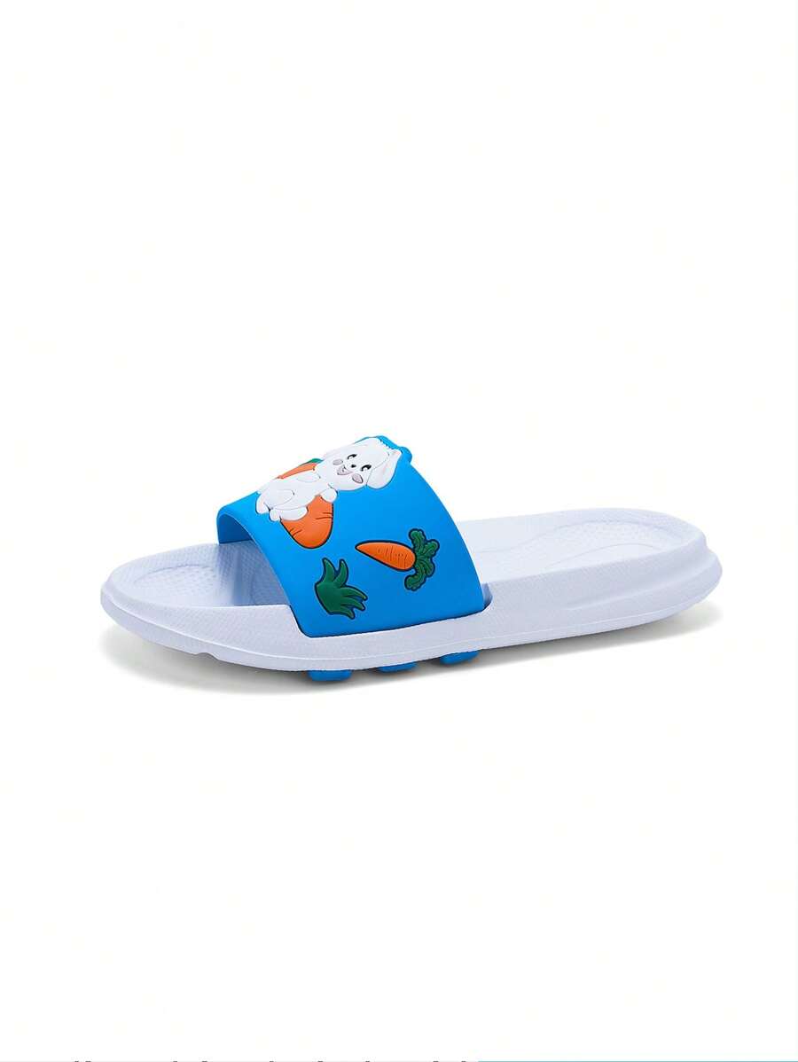 1 Pair Cute Cartoon Design Kids Boys' Casual Comfortable Lightweight Slippers