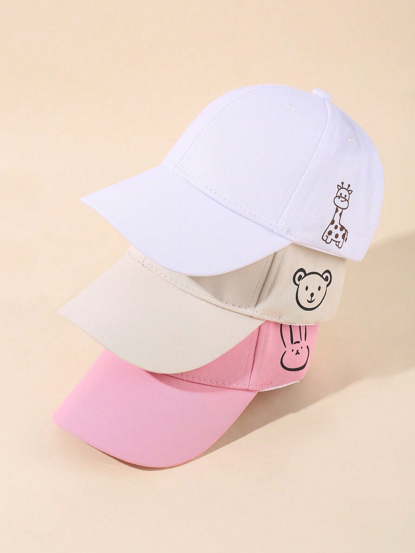 1/3 Packs Cute Animal Baseball Cap