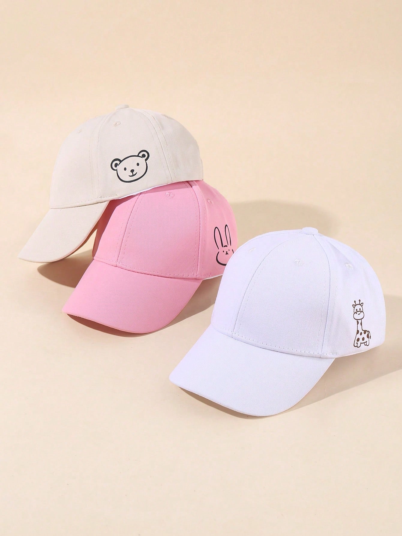 1/3 Packs Cute Animal Baseball Cap Multicolor 2