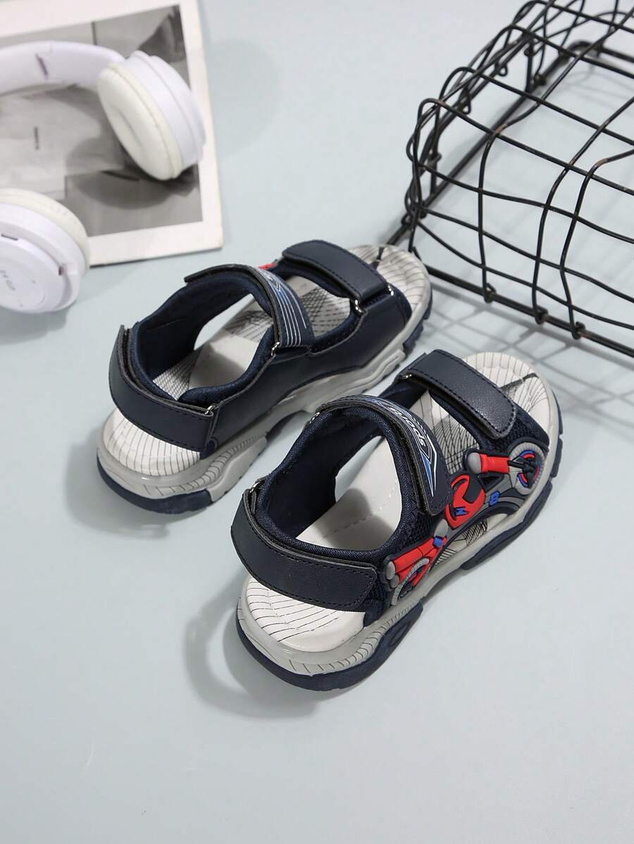 Boys' Casual Motor Decor Sports Sandals