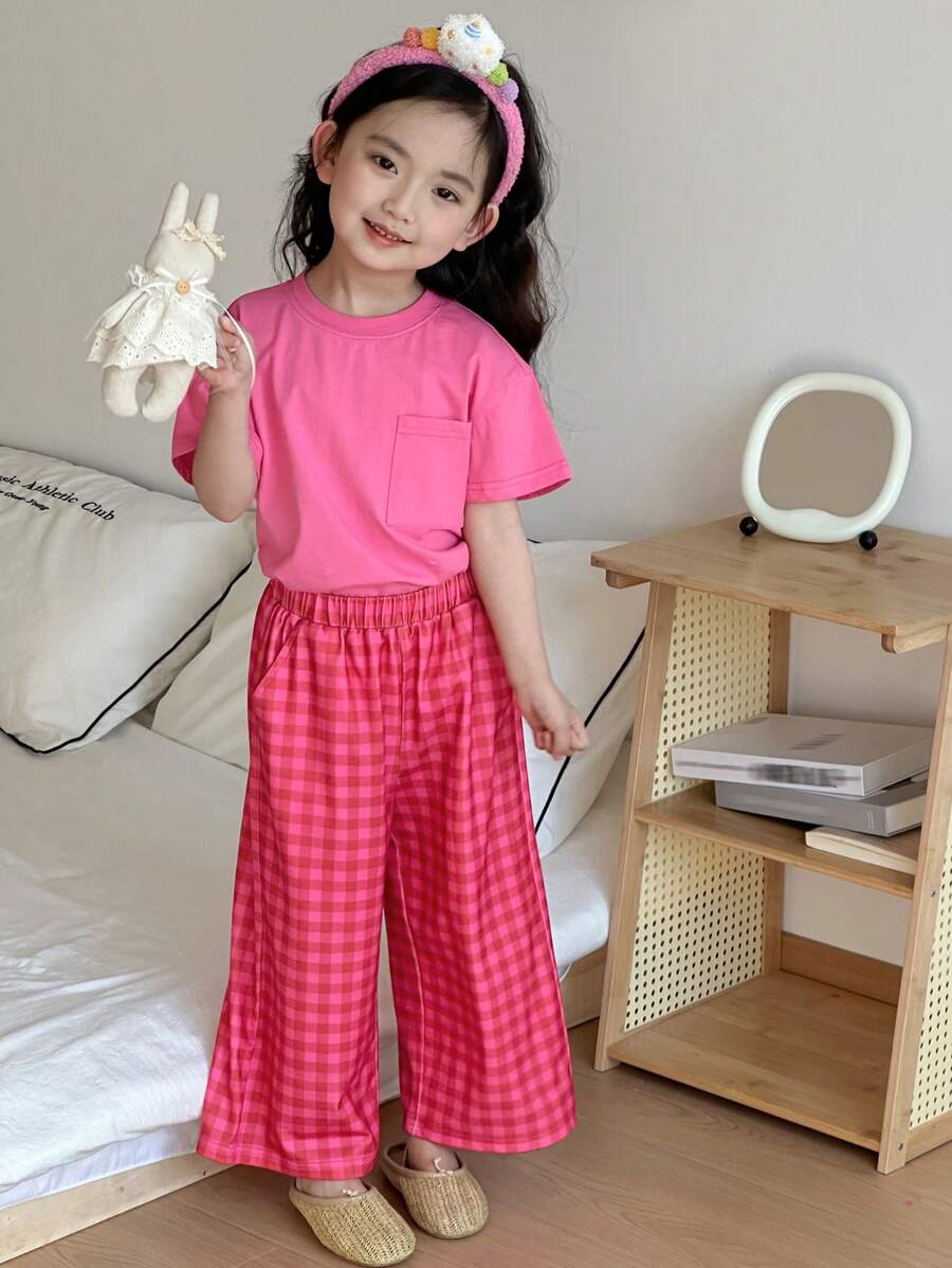 DAZY Young Girl Casual Comfortable Loungewear Hot Pink