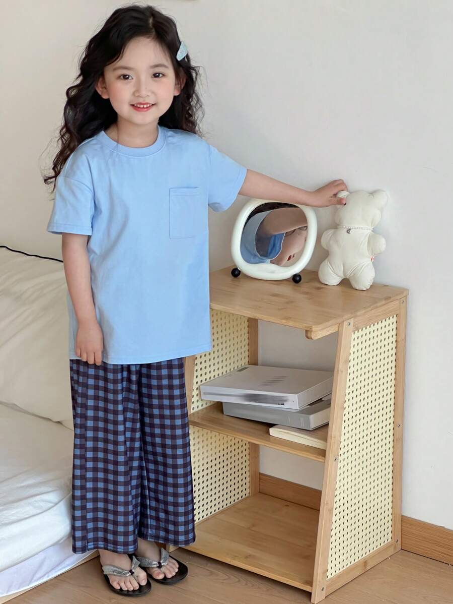 DAZY Young Girl Casual Comfortable Loungewear Blue