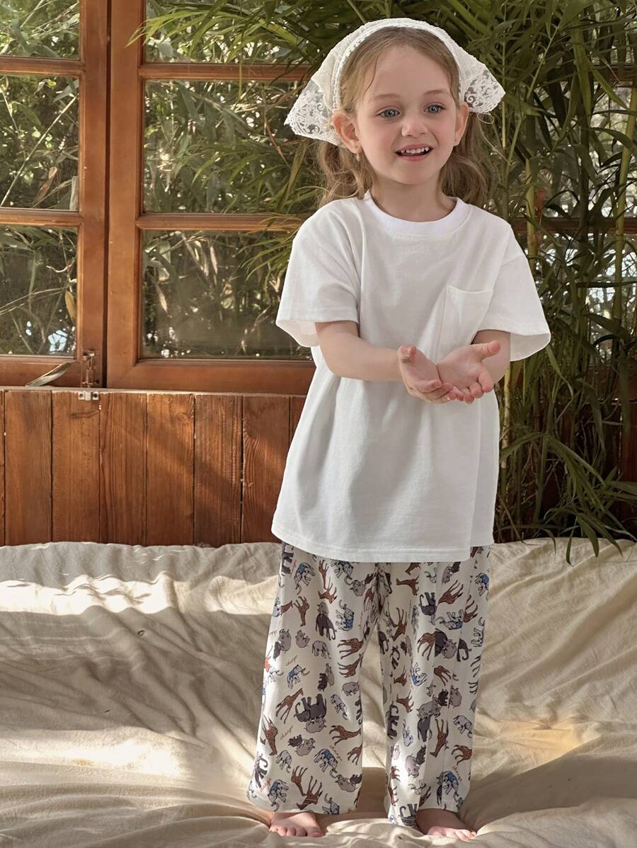 DAZY Young Girl Casual Comfortable Loungewear White