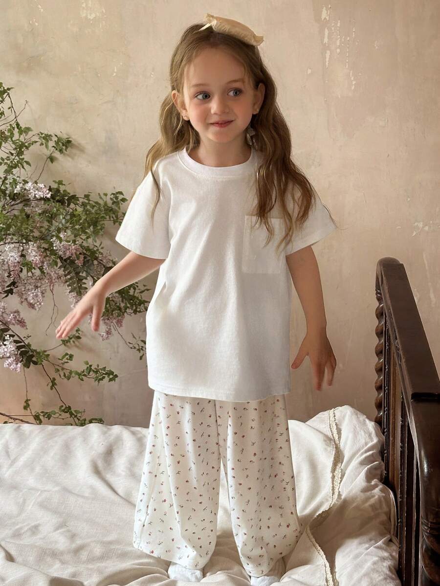 DAZY Young Girl Casual Comfortable Loungewear White 2