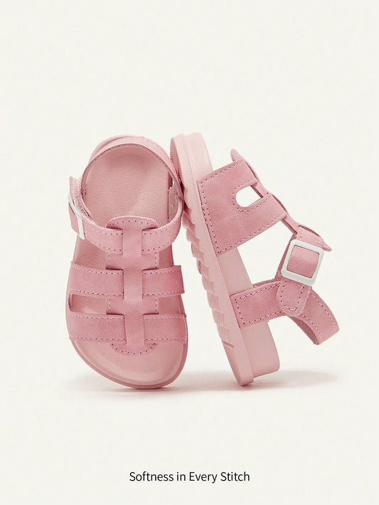 Cozy Pixies 1 Pair Hook And Loop Soft Bottom Casual Flat SandalS