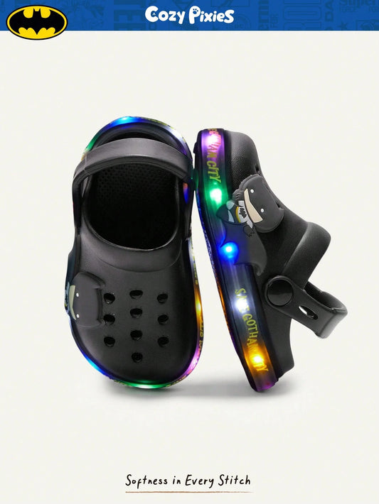 Mummy & Mee, BATMAN X Cozy Pixies Casual Cute Cartoon Comfortable Baby Clogs, Versatile Everyday Wear