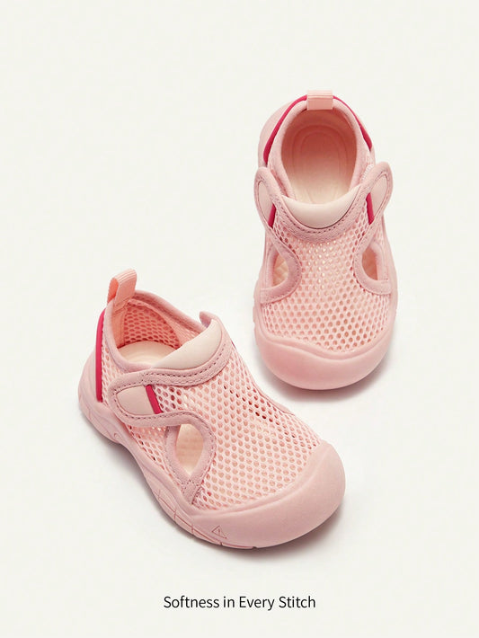 Mummy & Mee, Cozy Pixies 1 Pair New Style Toddler Girls' Pink Sweet Cute Mesh Sandals