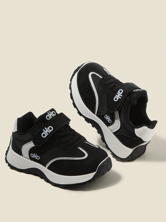 Mummy & Mee, Kids' Colorblock Casual Sports Shoes - Adjustable Hook & Loop Closure  Toddler Shoes (Copy)