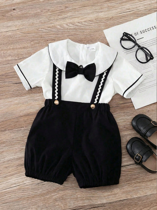 Mummy & Mee, Souflis Souflis 2pcs Toddler Infant Baby Boy Gentleman Outfit