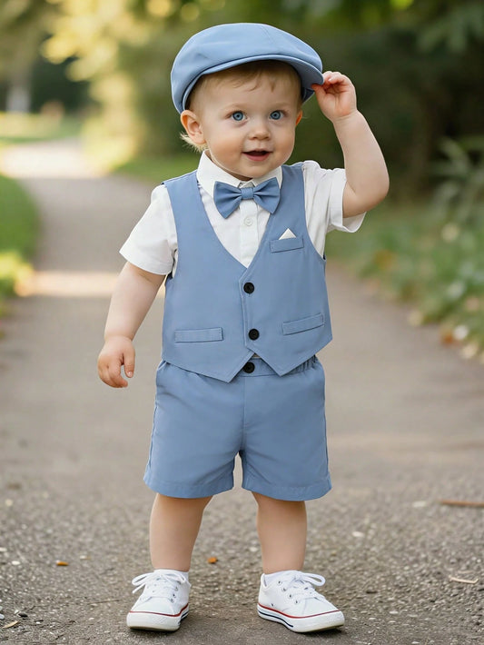 Mummy & Mee, 3pcs Baby Boys Formal Gentleman Outfit Set