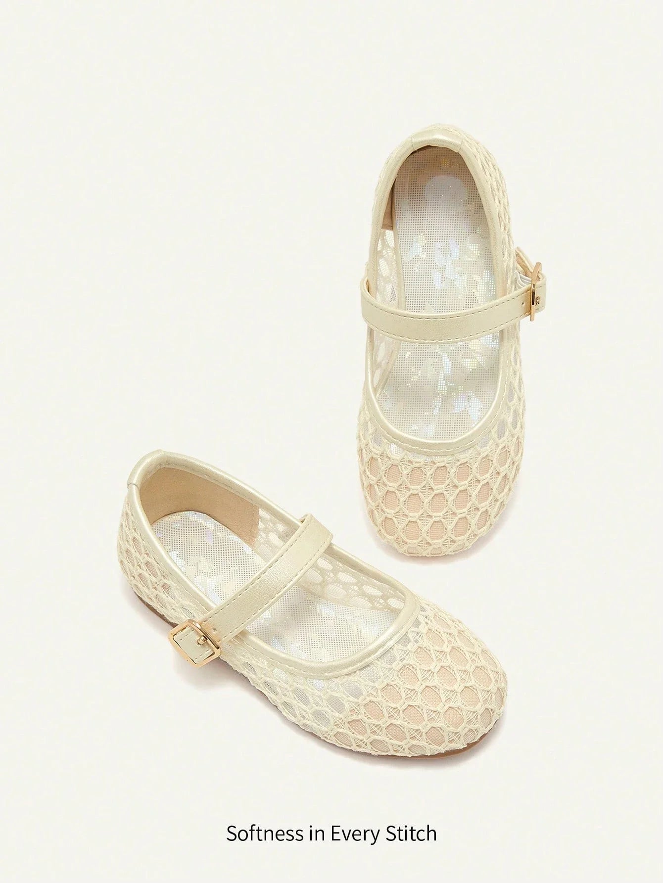 Cozy Pixies A Pair Of Spring And Summer Mesh Breathable Apricot Fun Cute Wedding Party