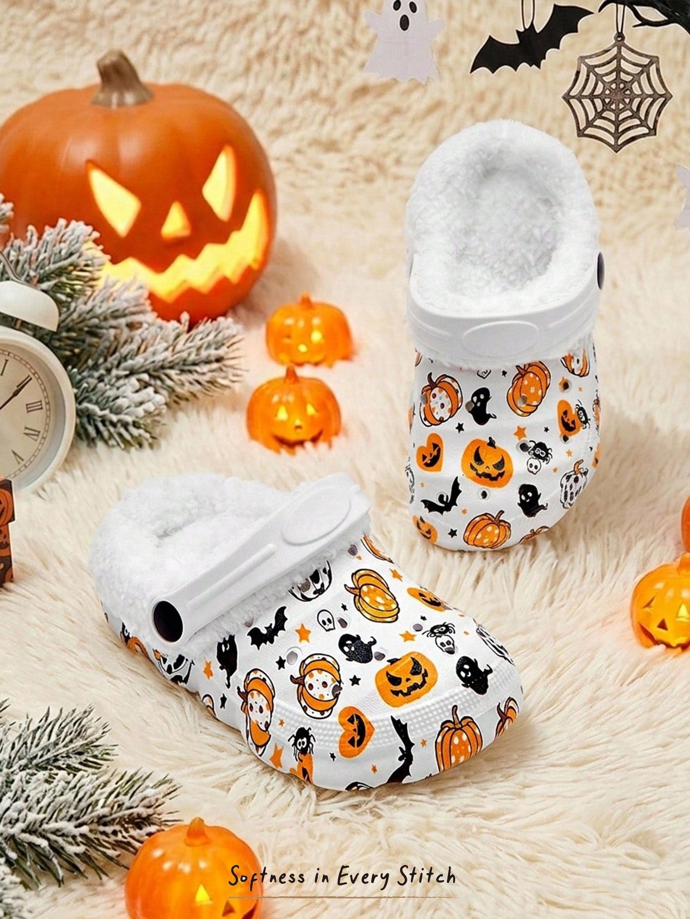 Cozy Pixies Winter Boys Comfortable Fashion Gray Cartoon Cute Childlike Cute Lightweight Versatile Baby