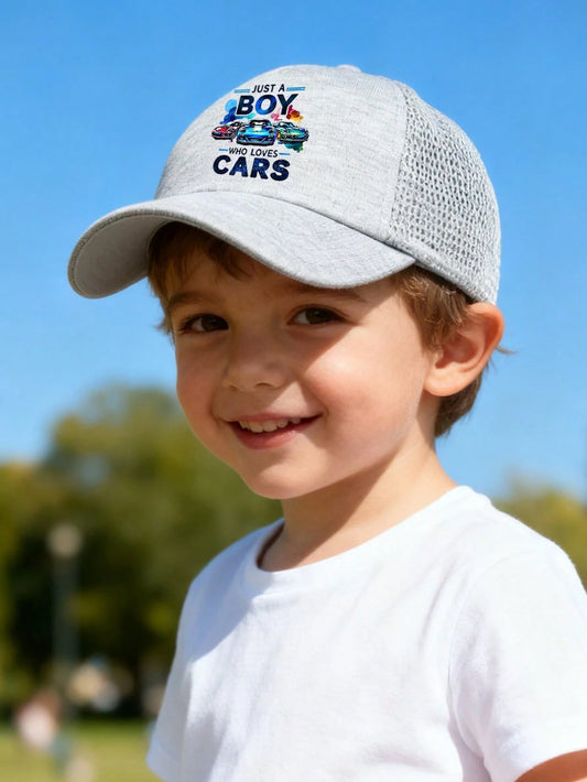 Mummy & Mee 1PC Kids Mesh Baseball Cap Grey