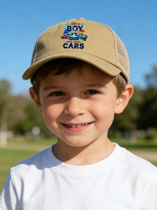 Mummy & Mee 1PC Kids Mesh Baseball Cap Khaki