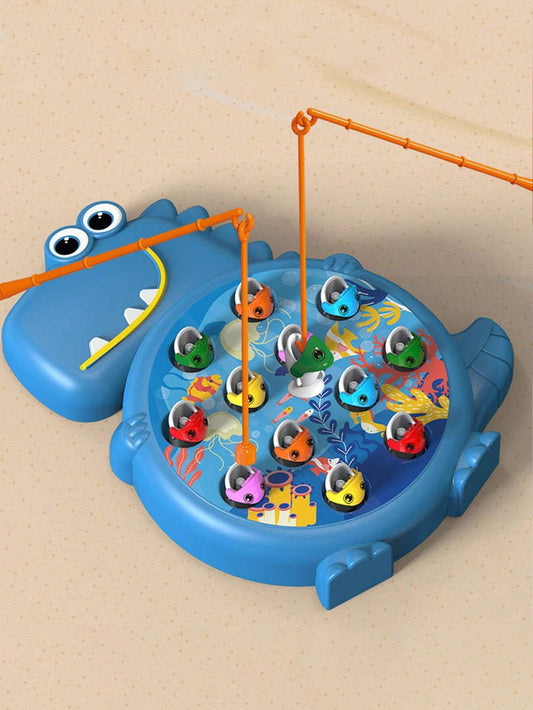 1 Set Of Random Color And Style Children's Magnetic Fishing Game Pretend Play Toy For Parent-Child Interaction