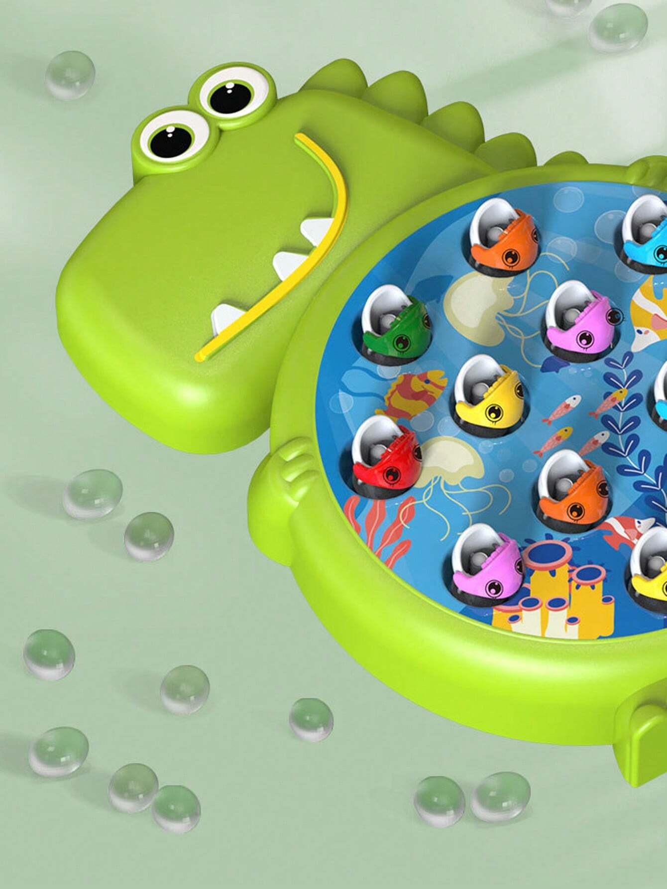 1 Set Of Random Color And Style Children's Magnetic Fishing Game Pretend Play Toy For Parent-Child Interaction