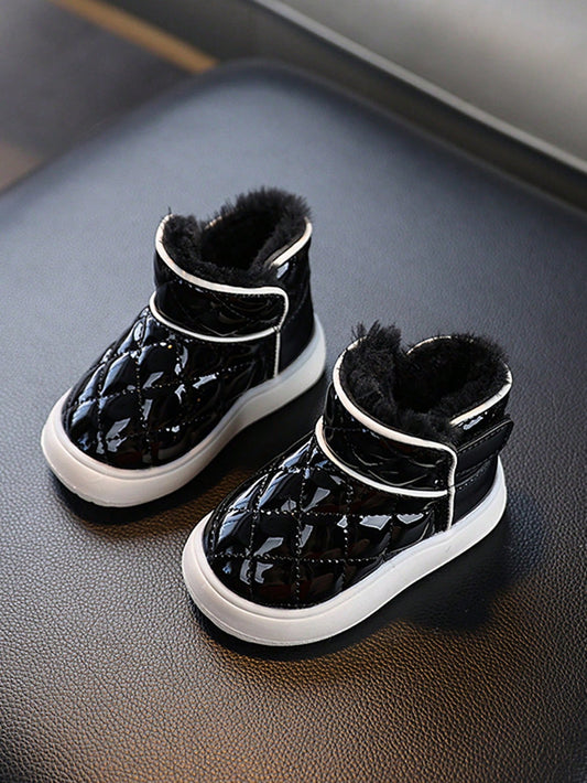 Lightweight Soft Bottom Hook And Loop Baby Prewalker Boots