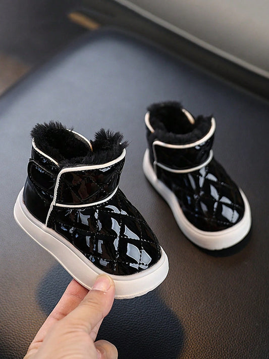 Lightweight Soft Bottom Hook And Loop Baby Prewalker Boots