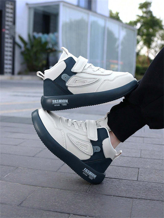 1 Pair Children Leather Waterproof Casual Shoe's-S