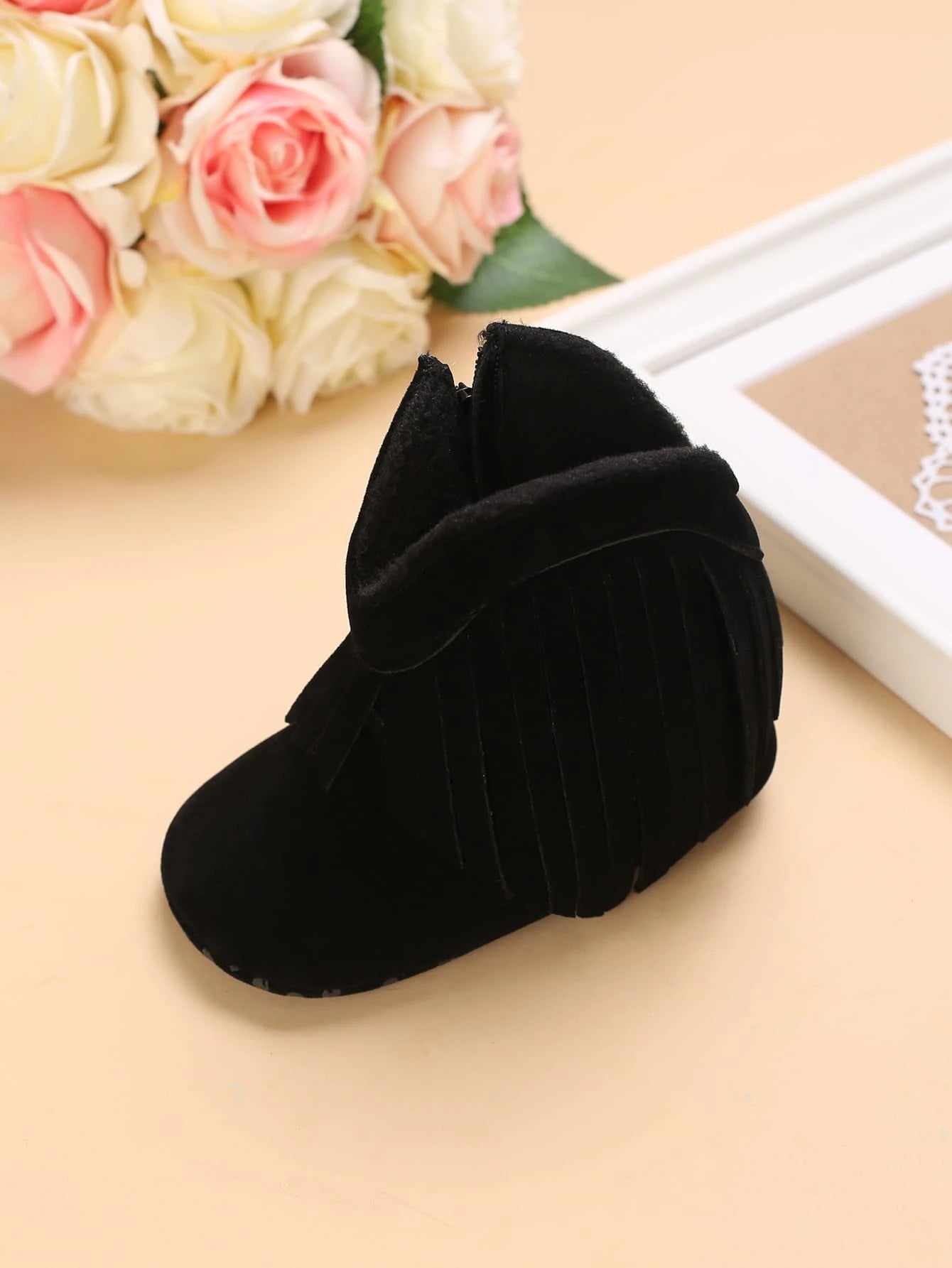 1 Pair Infant Toddler Side Zipper Boots