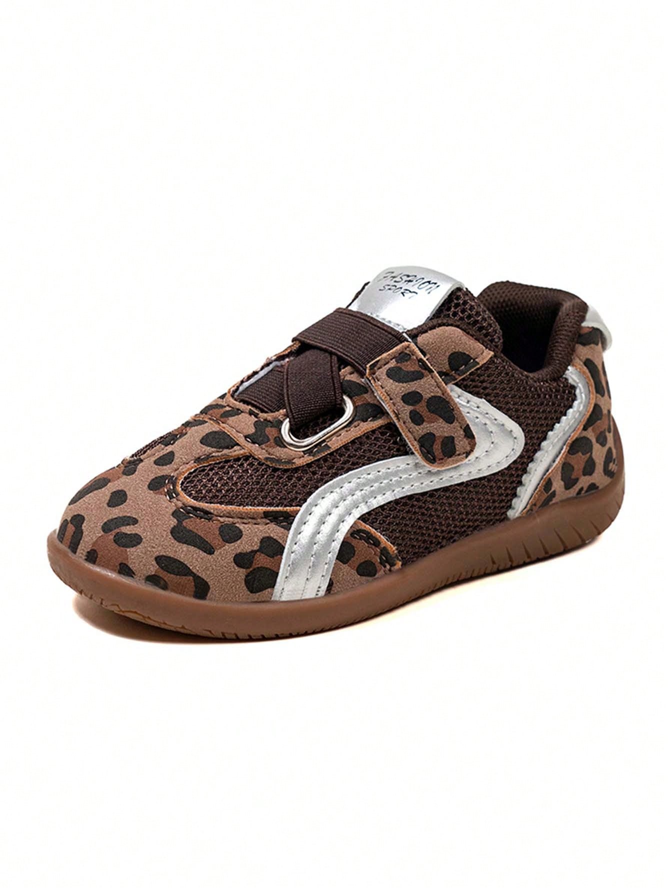 Colorblock Mesh Hook & Loop Soft Sole Retro Casual Sports Shoes