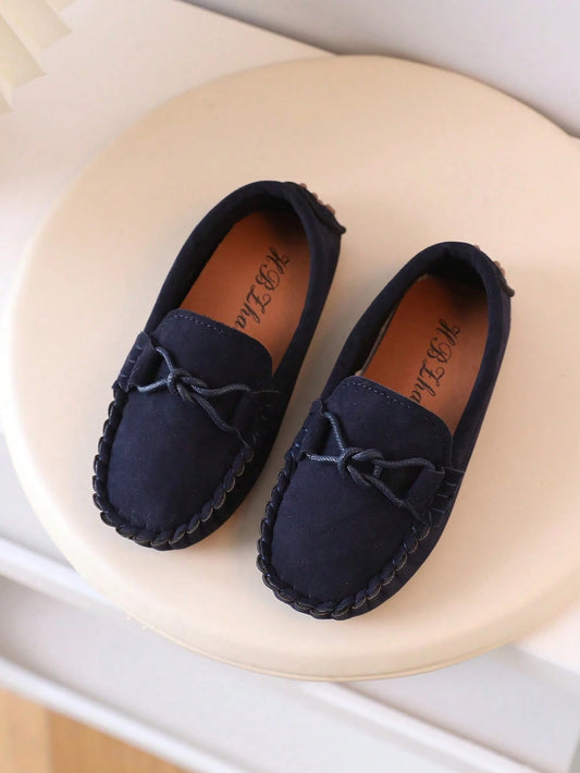 Boys Round Toe Lightweight Easy-On Daily Outdoor Shoes