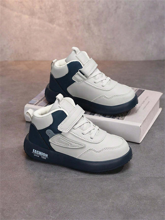 1 Pair Kids' Sports Shoes, Flat Bottom All-Season Soft Sole, Casual Sneakers For Big Kids Boys