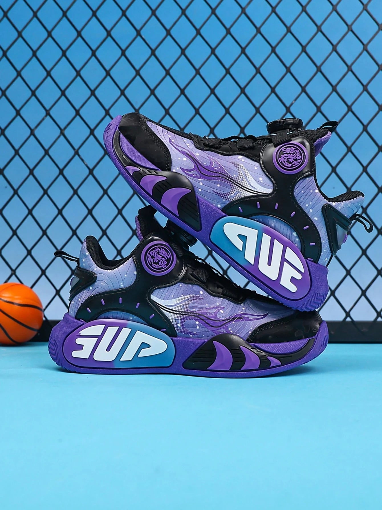 Basketball Shoes With Rotating Buckle