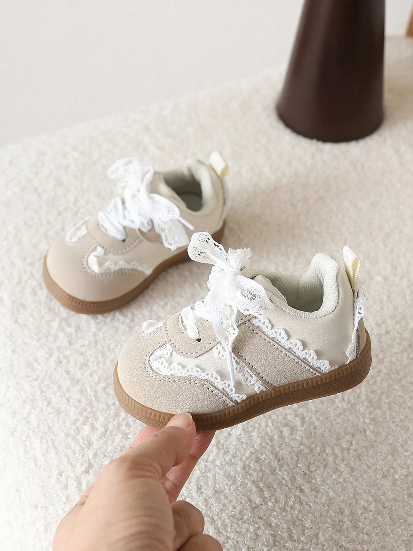 Breathable Mesh Toddler/Little Kid Shoes Beige