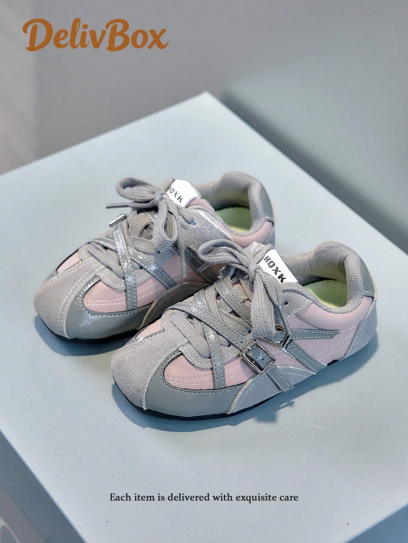 Dual Metal Buckle Webbing Cross Decor shoes