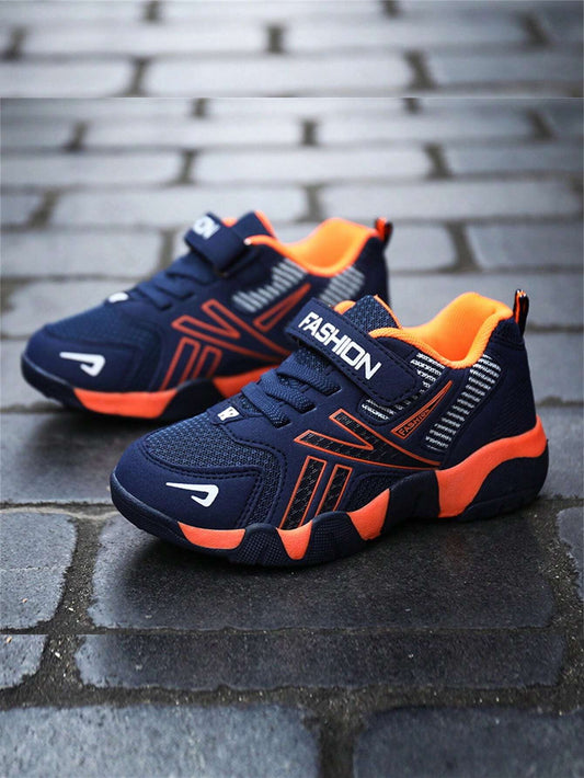 1pair Unisex Durable Four Seasons Children Daily Casual Shoes With Hook