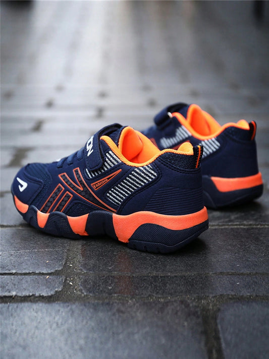 1pair Unisex Durable Four Seasons Children Daily Casual Shoes With Hook