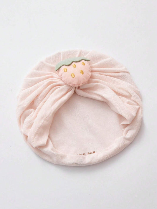 1pc Baby Strawberry Decor Head Wrap For Daily Life