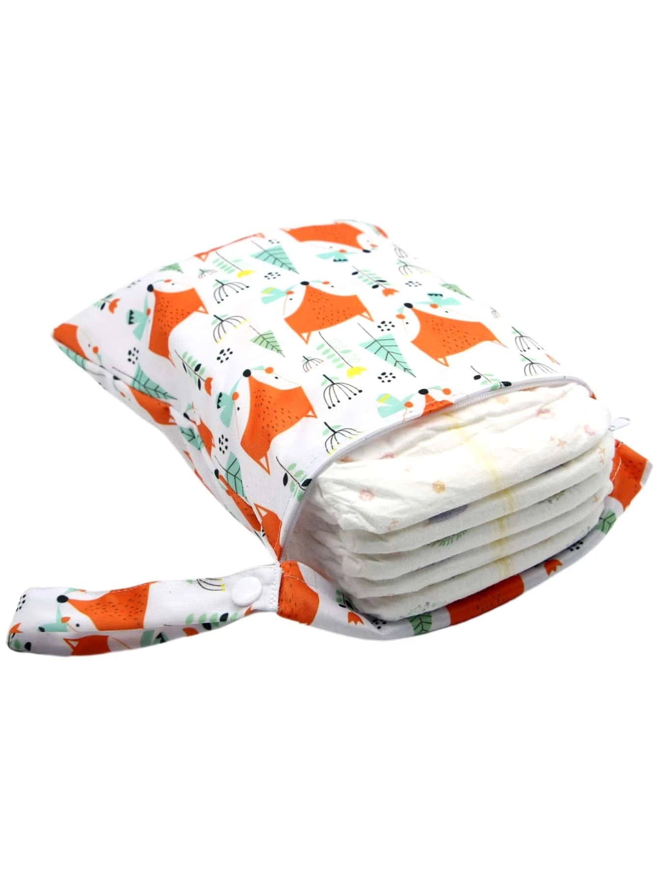 1pc Cartoon Graphic Diaper Bag Multicolor 12