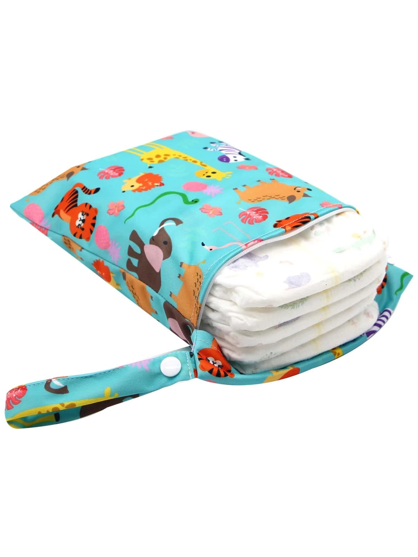 1pc Cartoon Graphic Diaper Bag Multicolor 5