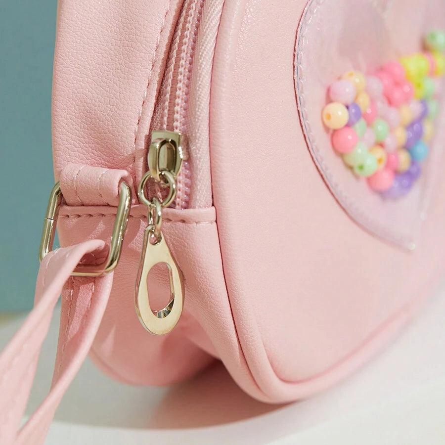 1pc Girls' Bunny Ear Single-Shoulder Crossbody Bag