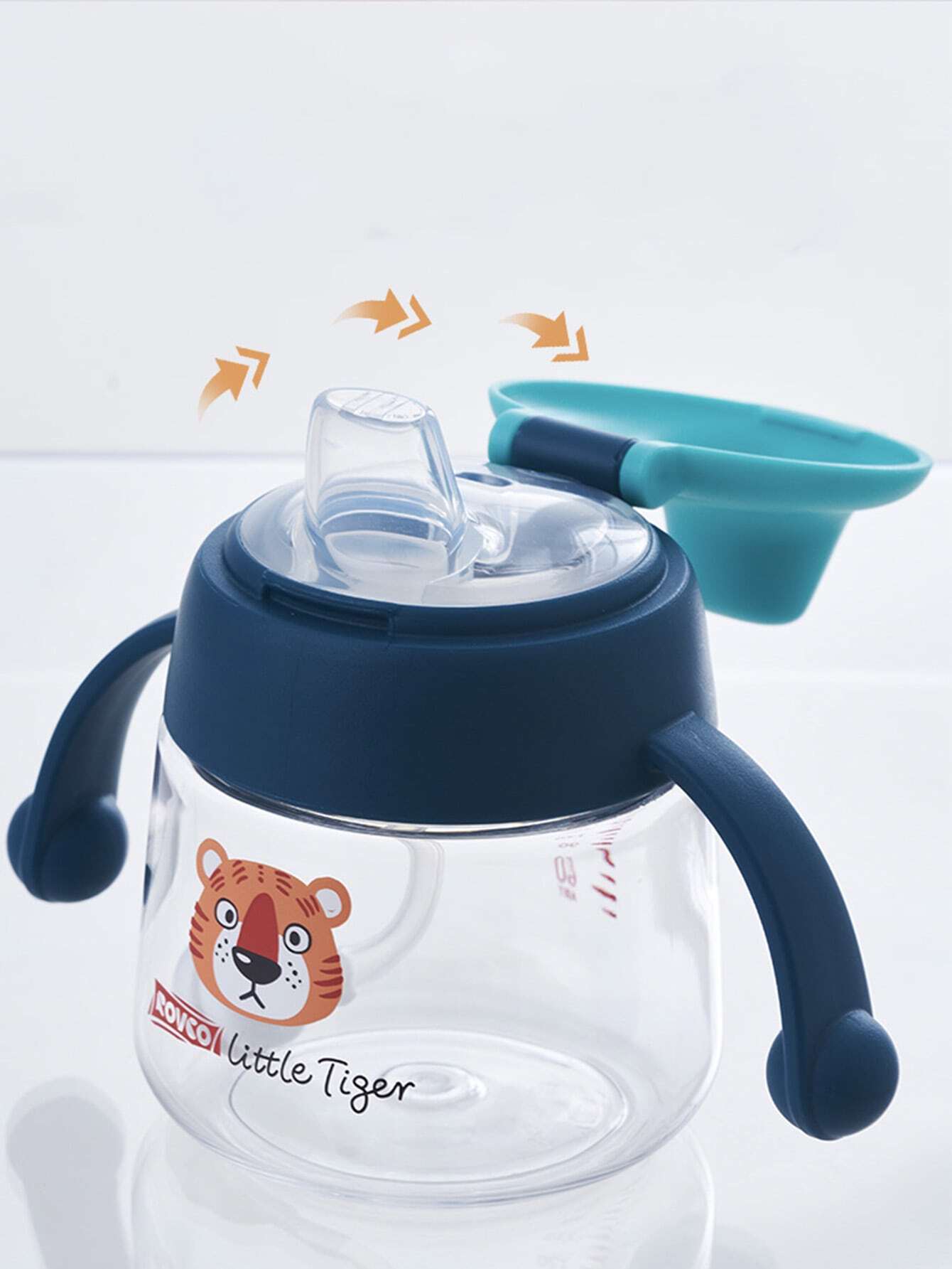 1pc Richell Training Cup For Babies, Suitable For 6 Months-1 Year Old, Unisex Blue One-Size