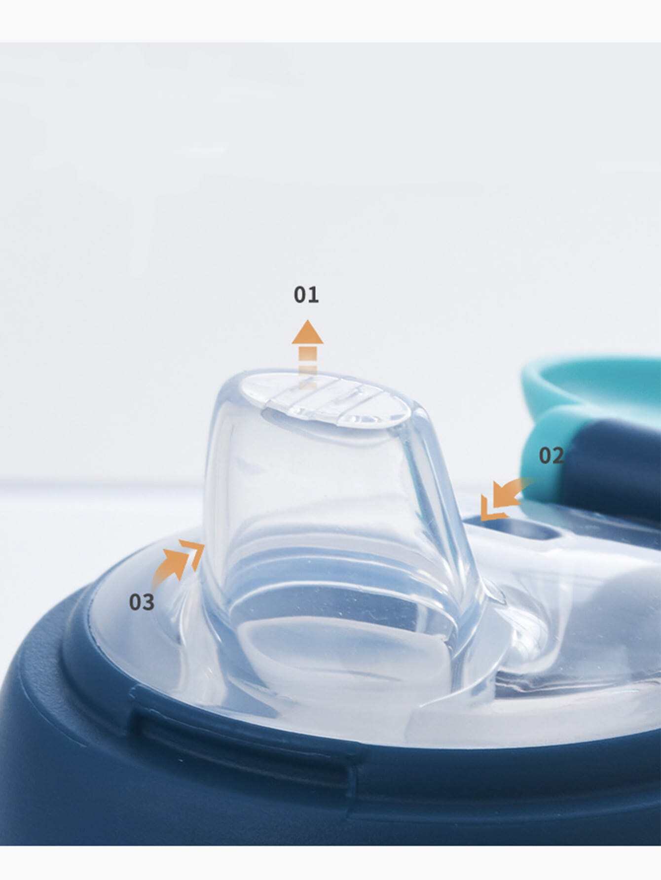 1pc Richell Training Cup For Babies, Suitable For 6 Months-1 Year Old, Unisex