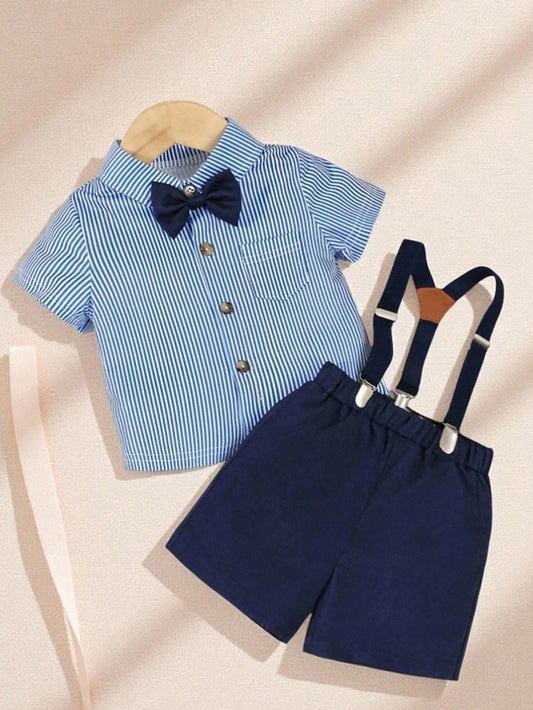 Vintage British Style Baby Boys Formal Gentleman Outfit